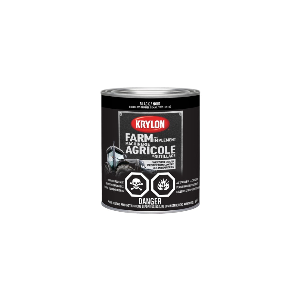 Krylon 2020 Farm Equipment Paint Gloss Black 32