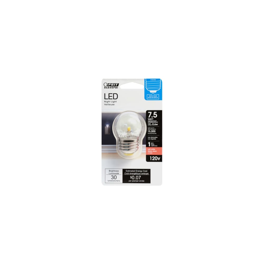 Feit Electric BP71/2S/W/LED LED Night Light Bulb