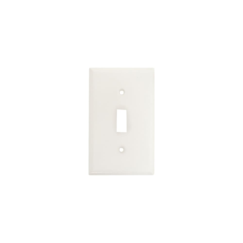 2134W-BOX WHT SWITCH PLATE 1G