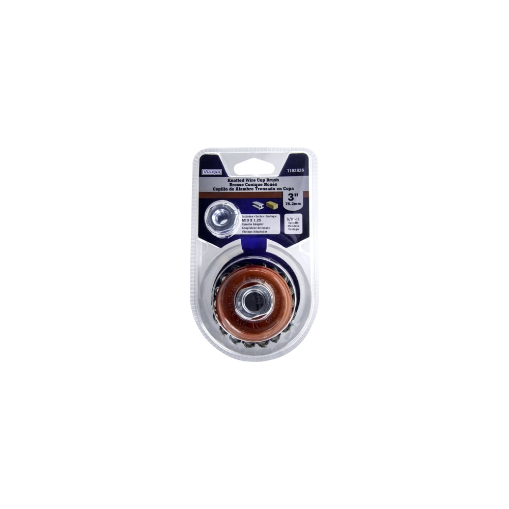 Vulcan 693881OR Wire Cup Brush 3 in Dia 5/8-11 T