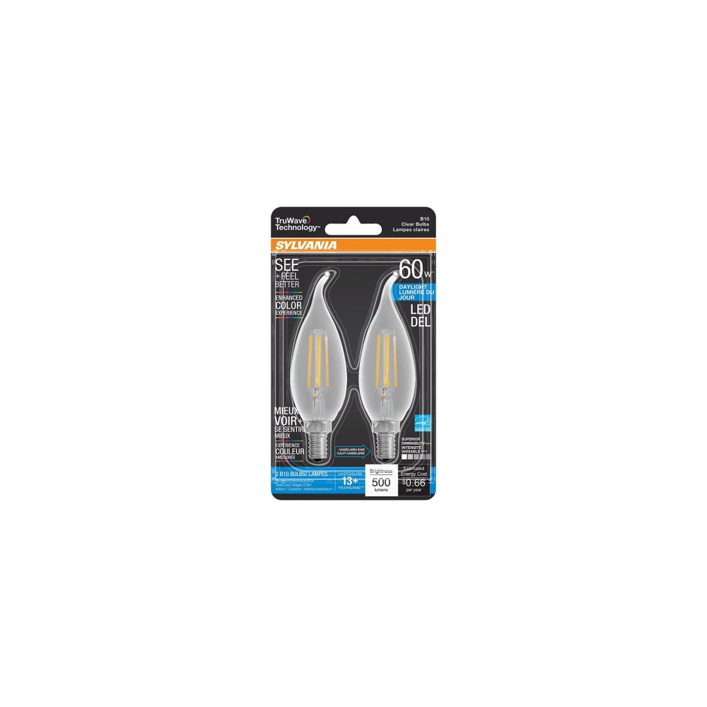 Sylvania 40759 Natural LED Bulb Decorative B10 B