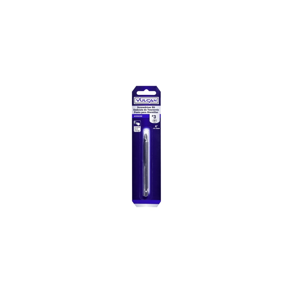 Vulcan 375241OR Screwdriver Bit Hex Shank S2 Chr