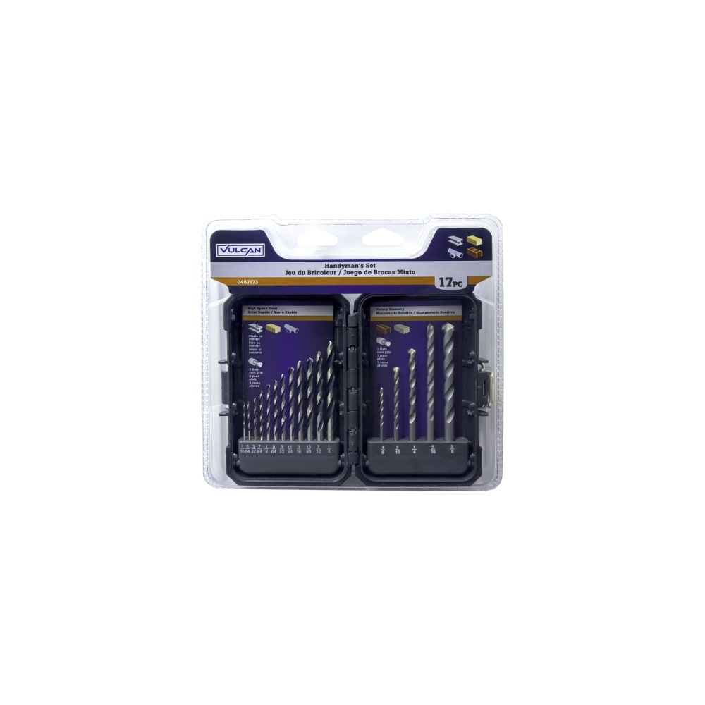 Vulcan 871060OR Drill Bit Set 17-Piece High Spee