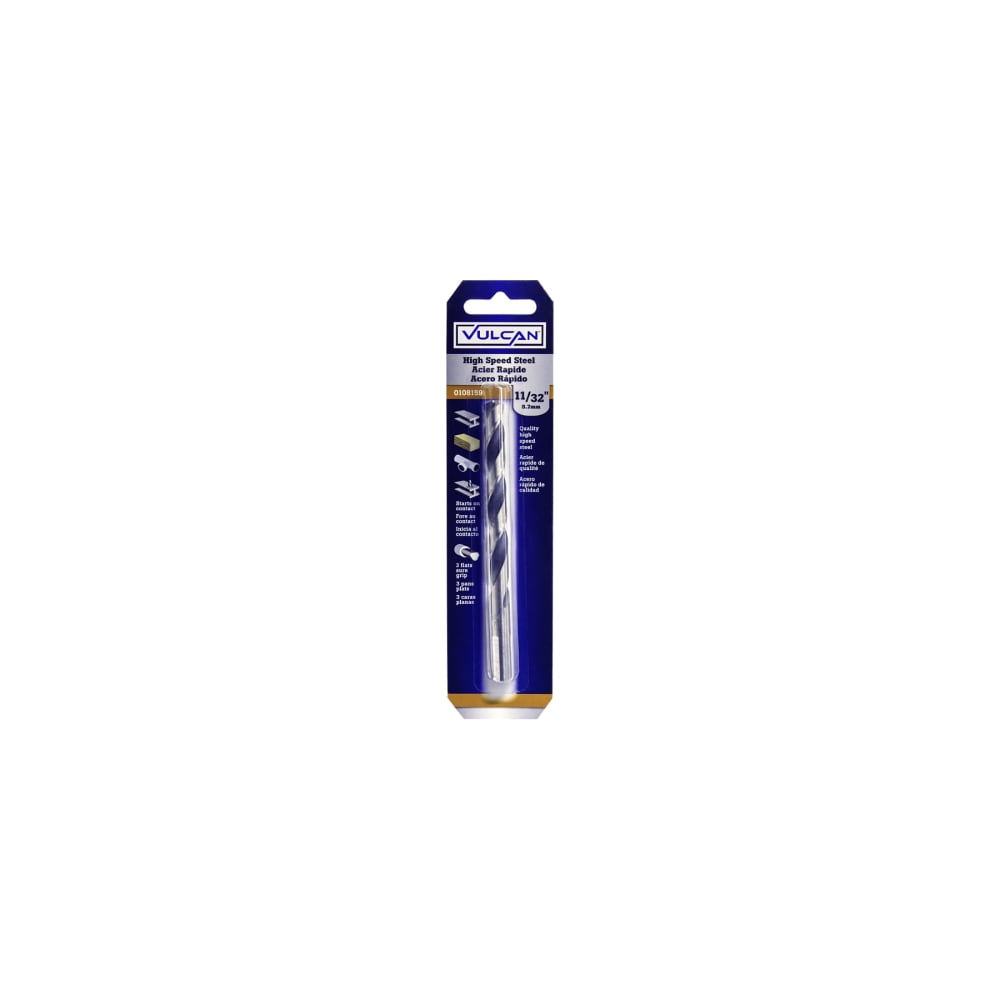 Vulcan 232051OR Jobber Drill Bit 11/32 in Dia 4-