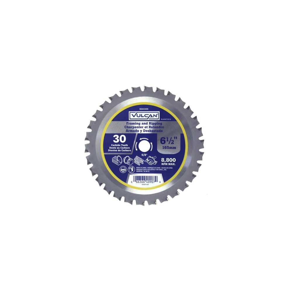 Vulcan 409071OR Circular Saw Blade 6-1/2 in Dia