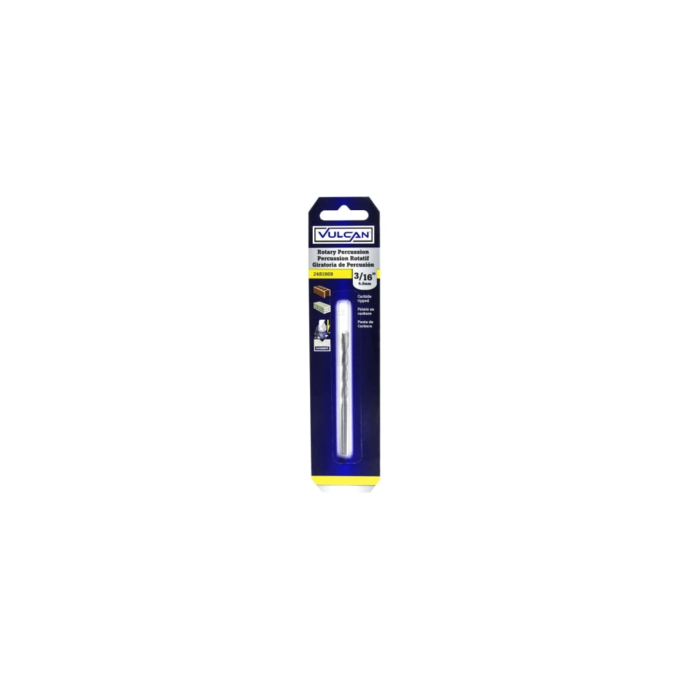Vulcan Masonry Drill Bit Percussion 3/16 in
