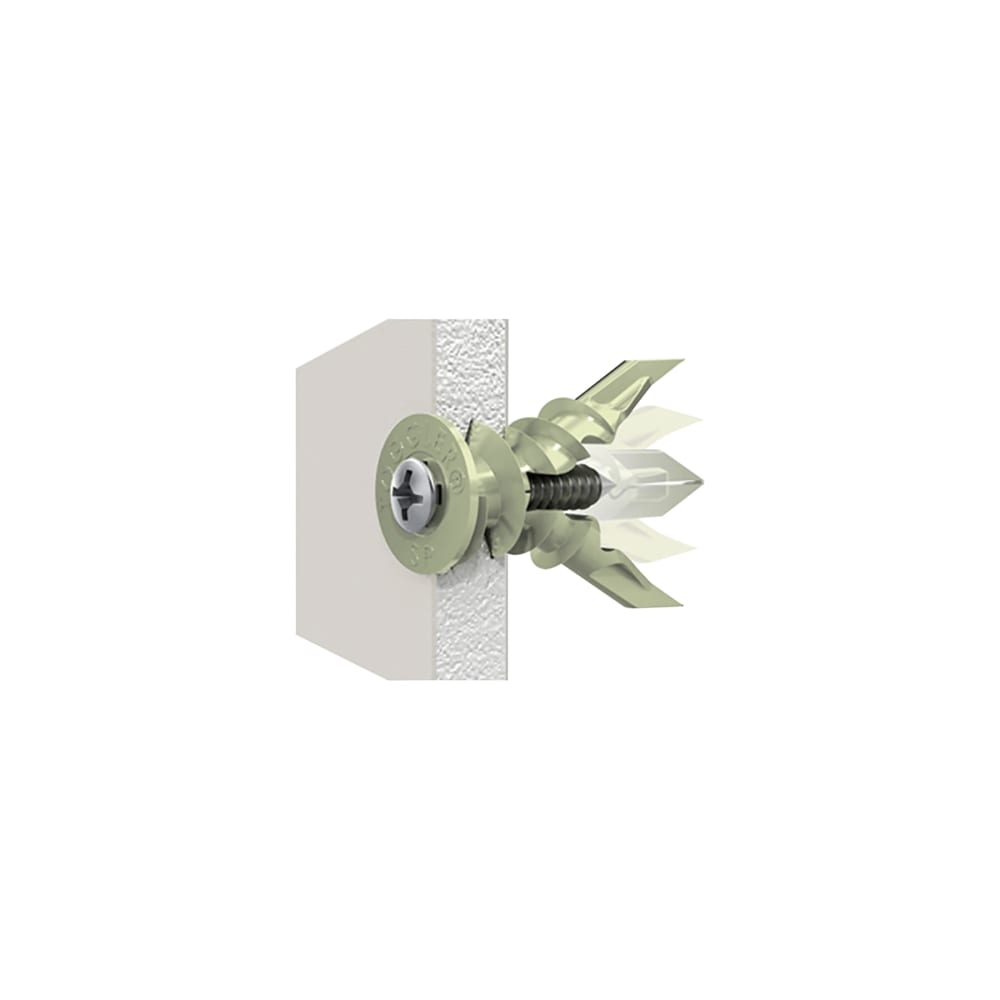 Reliable SnapSkru TGSS8VVA Drywall Anchor Plastic