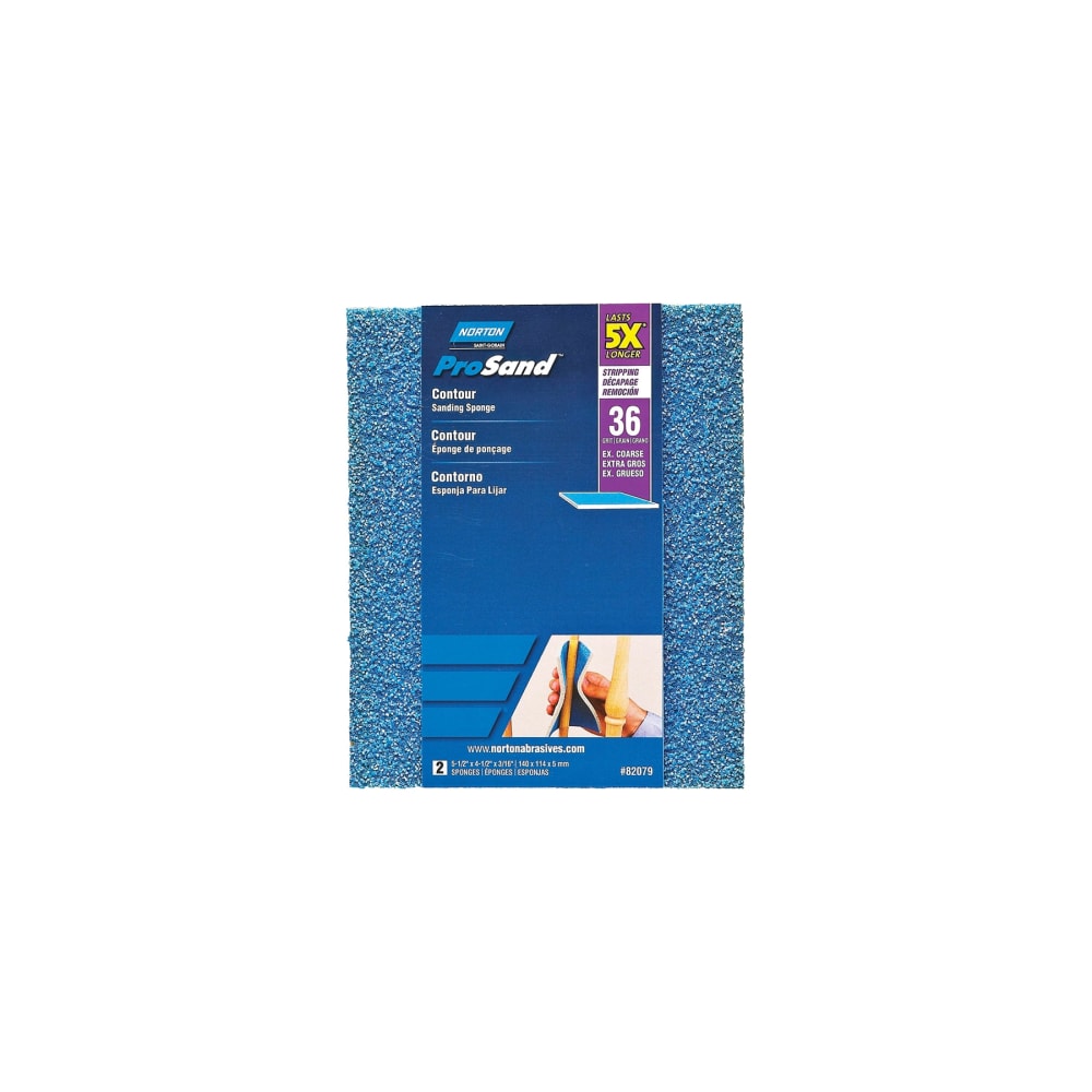 NORTON ProSand 82079 Sanding Sponge 5-1/2 in L 4