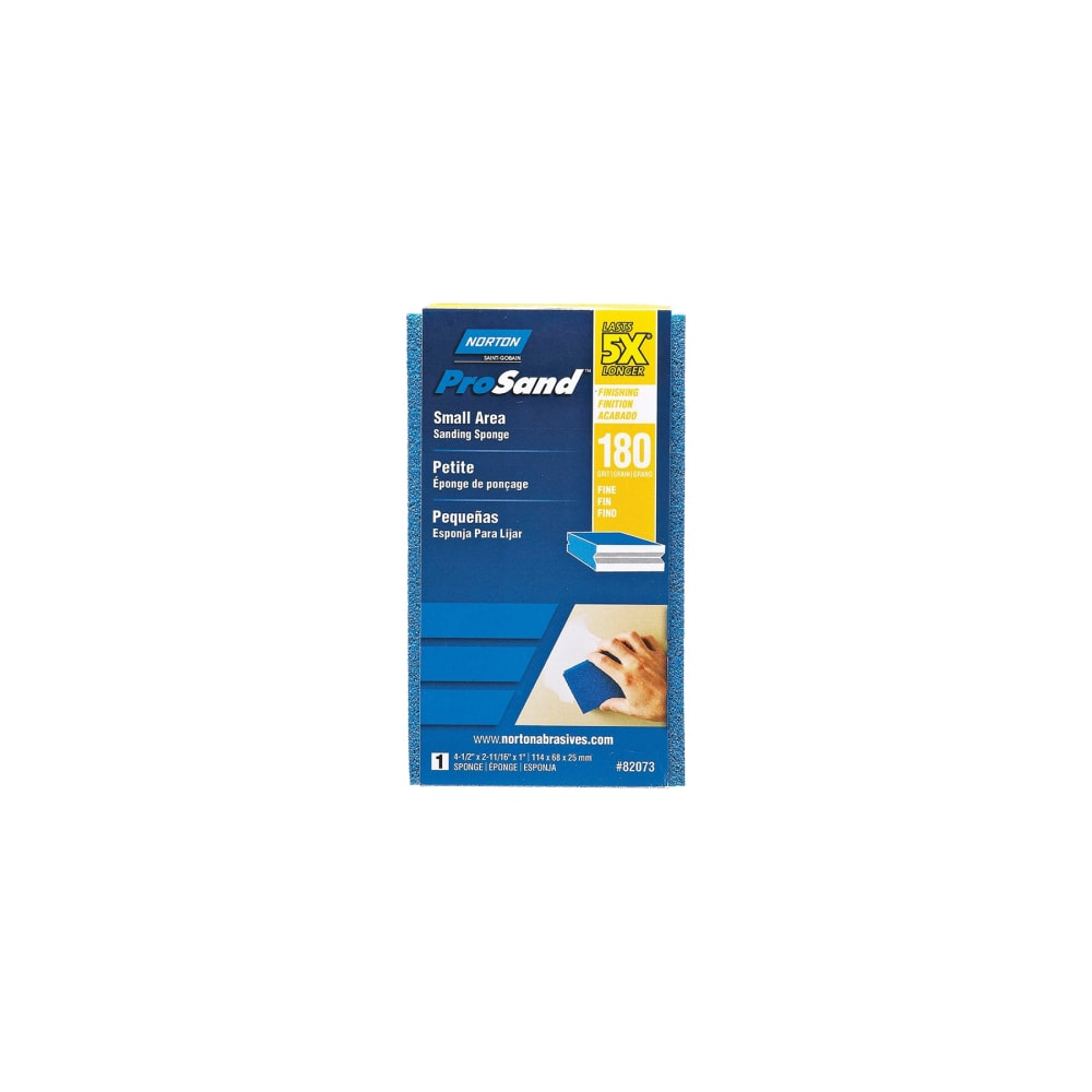 NORTON ProSand 82073 Sanding Sponge 4-1/2 in L 2