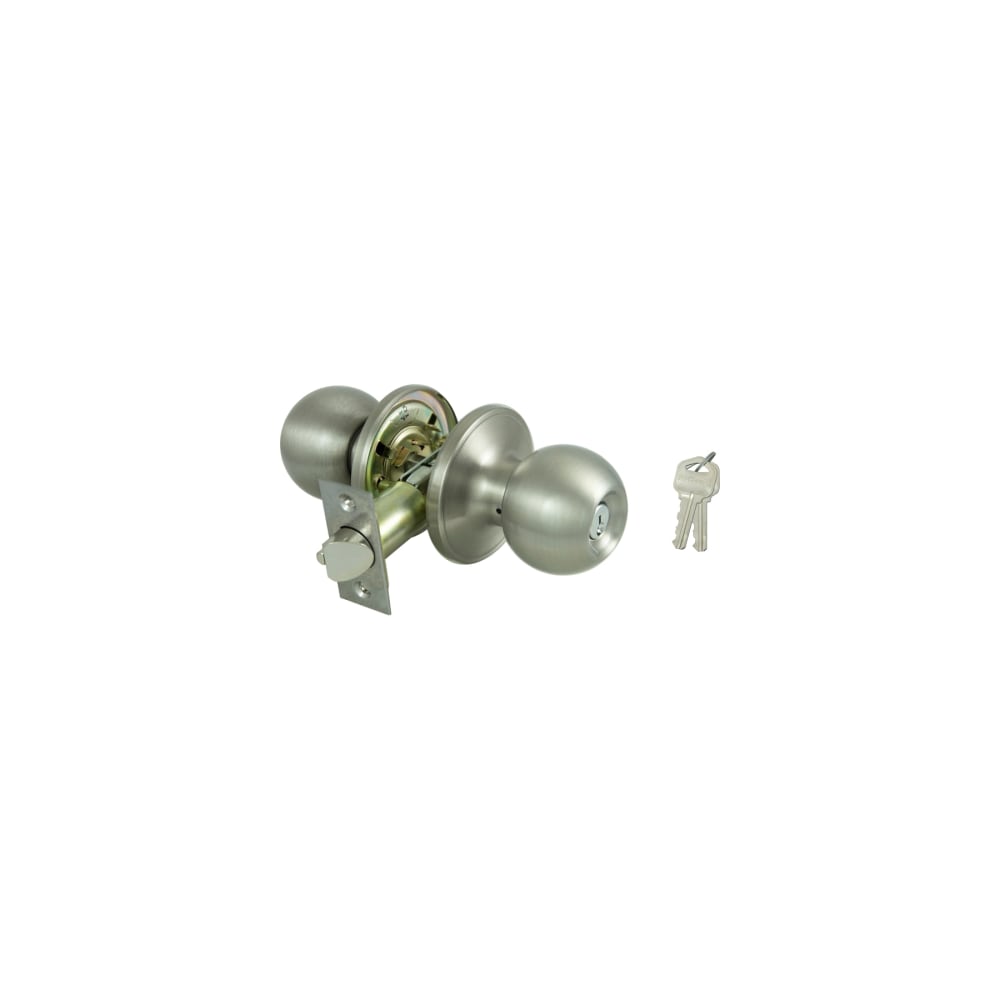 ProSource Entry Knob Lockset Series T3 Satin