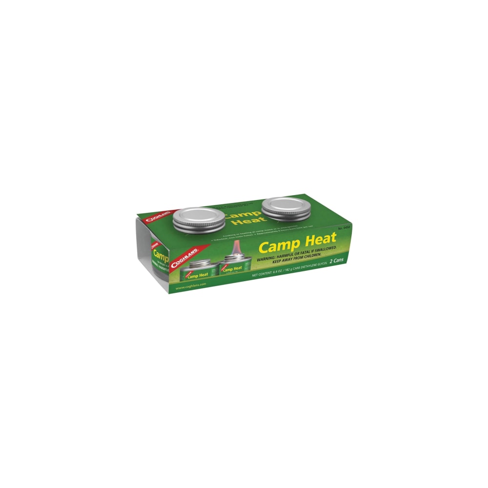 COGHLAN'S 0450 Camp Heat 6.4 oz Can 4 hr Burn Ti