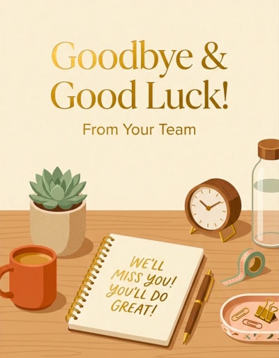 Group Good Luck Cards