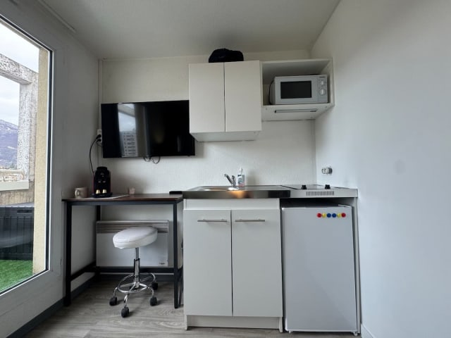 Studio avec vue sur la croix du Nivolet