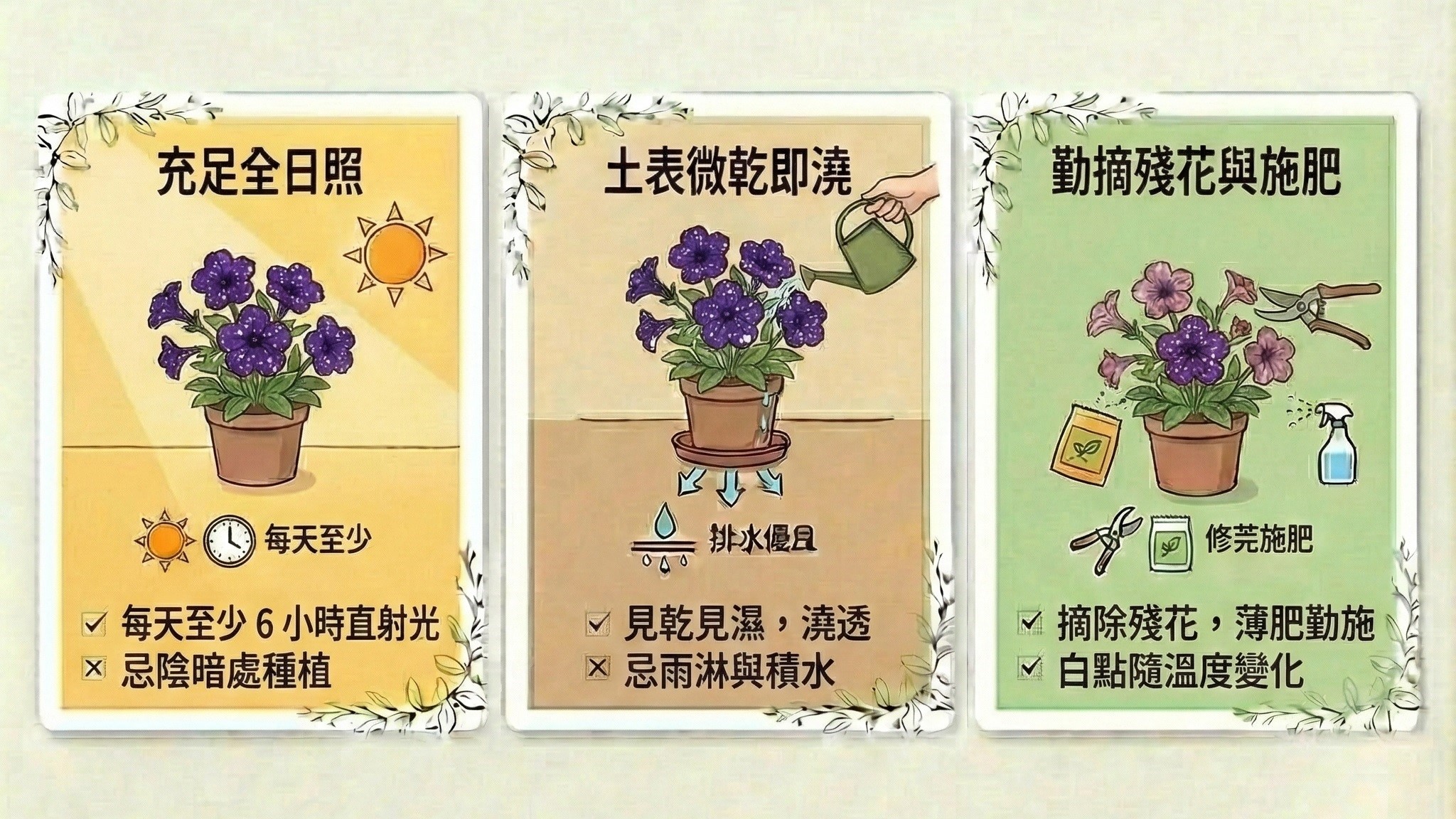 星空矮牽牛、夜空牽牛花、浪漫花卉推薦、陽台盆栽花卉、居家園藝花卉