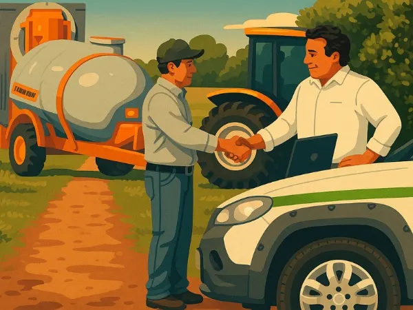 Pulverizador Jacto em campo de cultivo