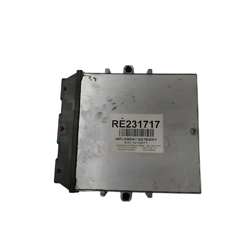 Módulo John Deere RE231717 para tratores, peça original para otimizar o desempenho das máquinas agrícolas.