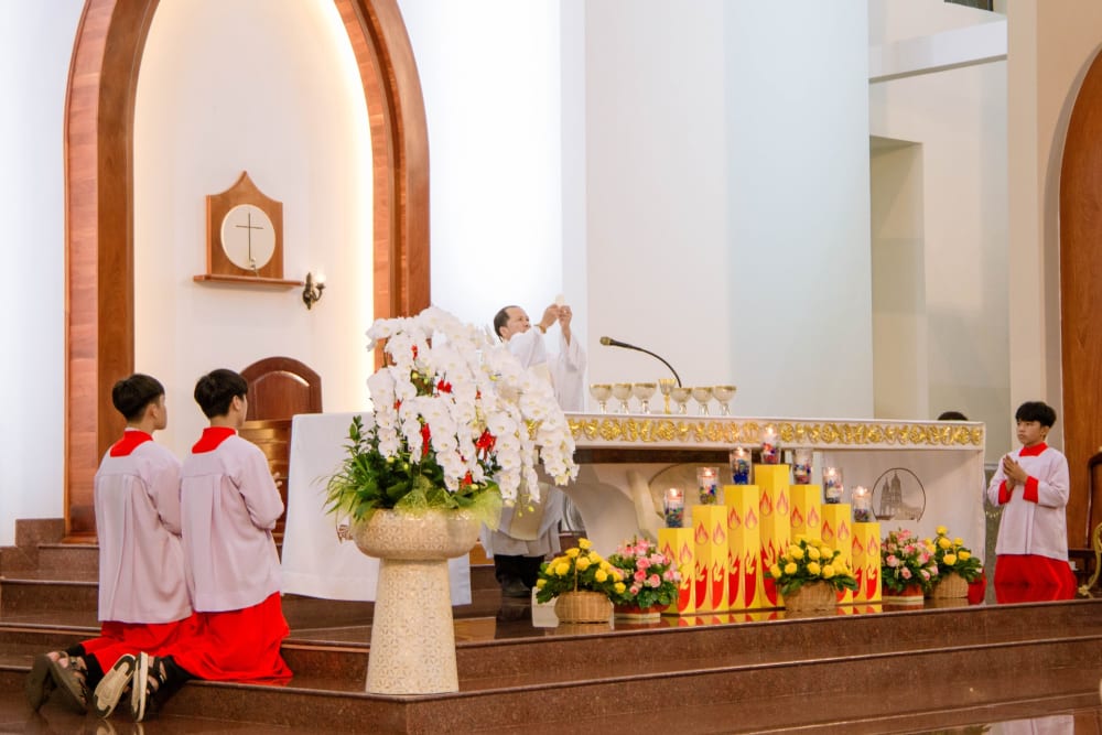 Gx. Phước Lâm: Mừng Sinh Nhật Đức Trinh Nữ Maria - Bổn Mạng Hội Tận Hiến Gx. Phước Lâm: Mừng Sinh Nhật Đức Trinh Nữ Maria - Bổn Mạng Hội Tận Hiến