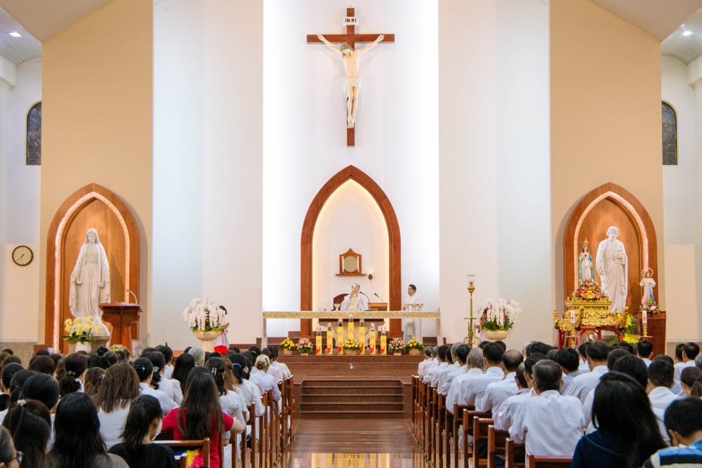 Gx. Phước Lâm: Mừng Sinh Nhật Đức Trinh Nữ Maria - Bổn Mạng Hội Tận Hiến Gx. Phước Lâm: Mừng Sinh Nhật Đức Trinh Nữ Maria - Bổn Mạng Hội Tận Hiến