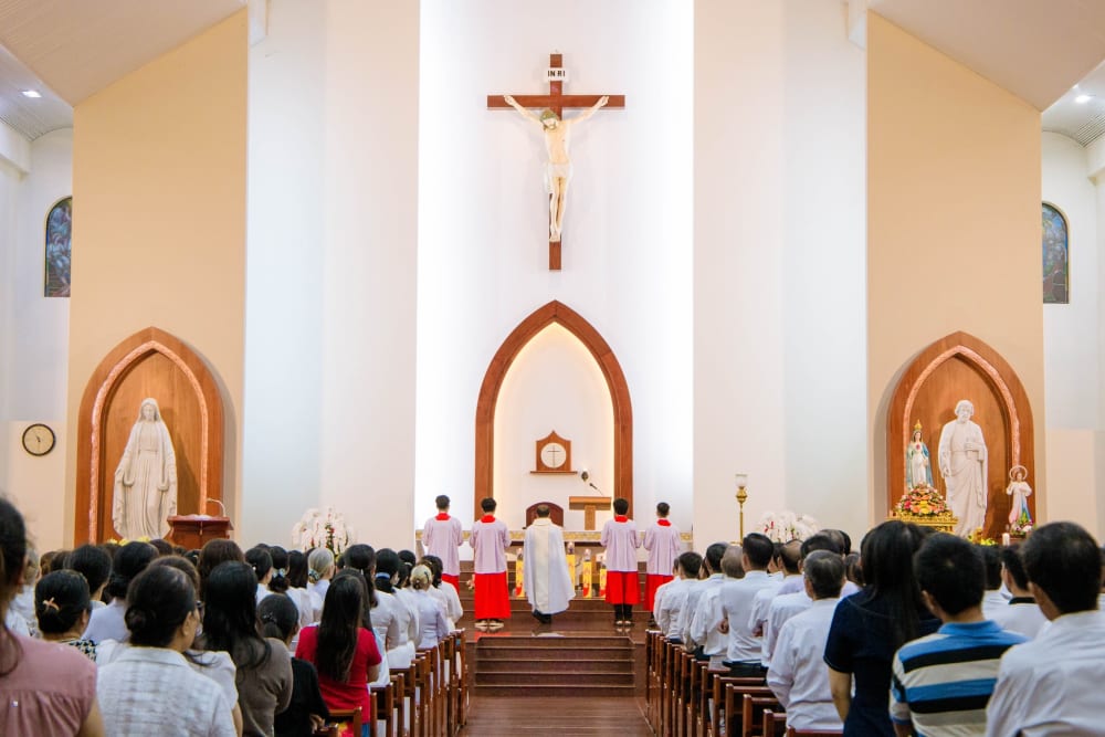 Gx. Phước Lâm: Mừng Sinh Nhật Đức Trinh Nữ Maria - Bổn Mạng Hội Tận Hiến Gx. Phước Lâm: Mừng Sinh Nhật Đức Trinh Nữ Maria - Bổn Mạng Hội Tận Hiến