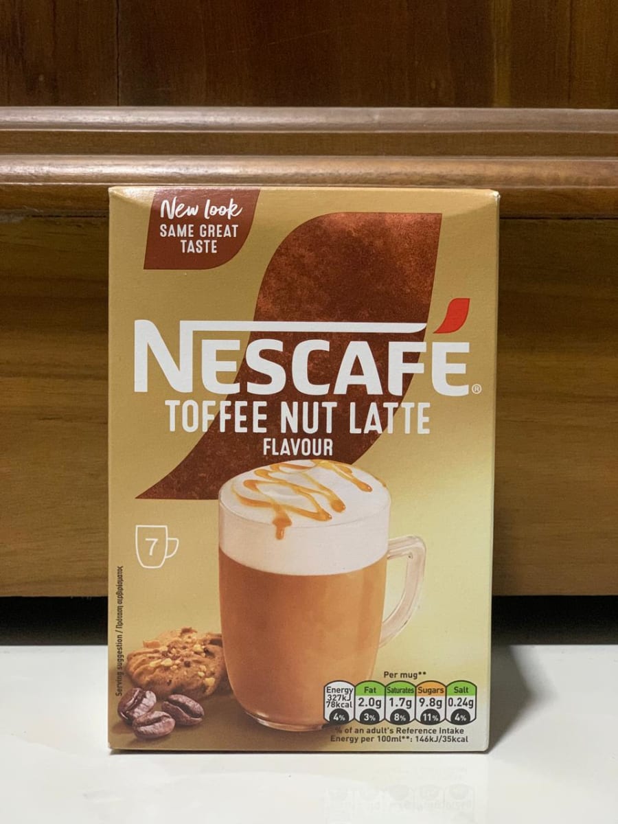 Nescafe Toffee nut latte (7 sachets)