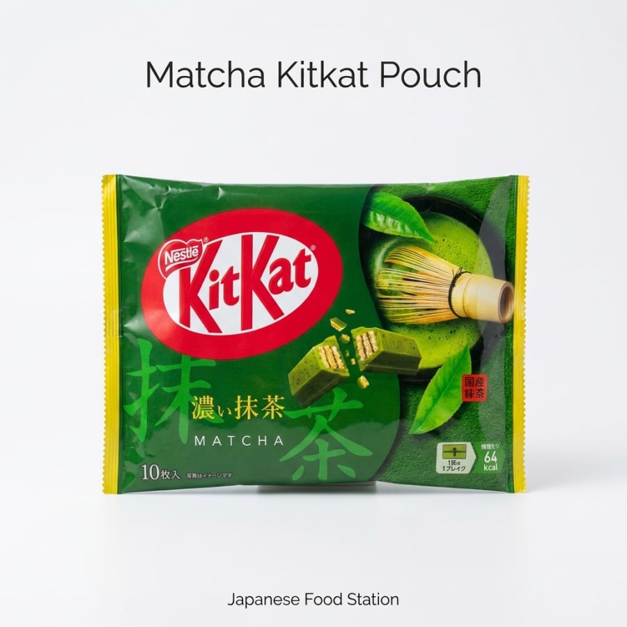 Matcha Kitkat Pouch