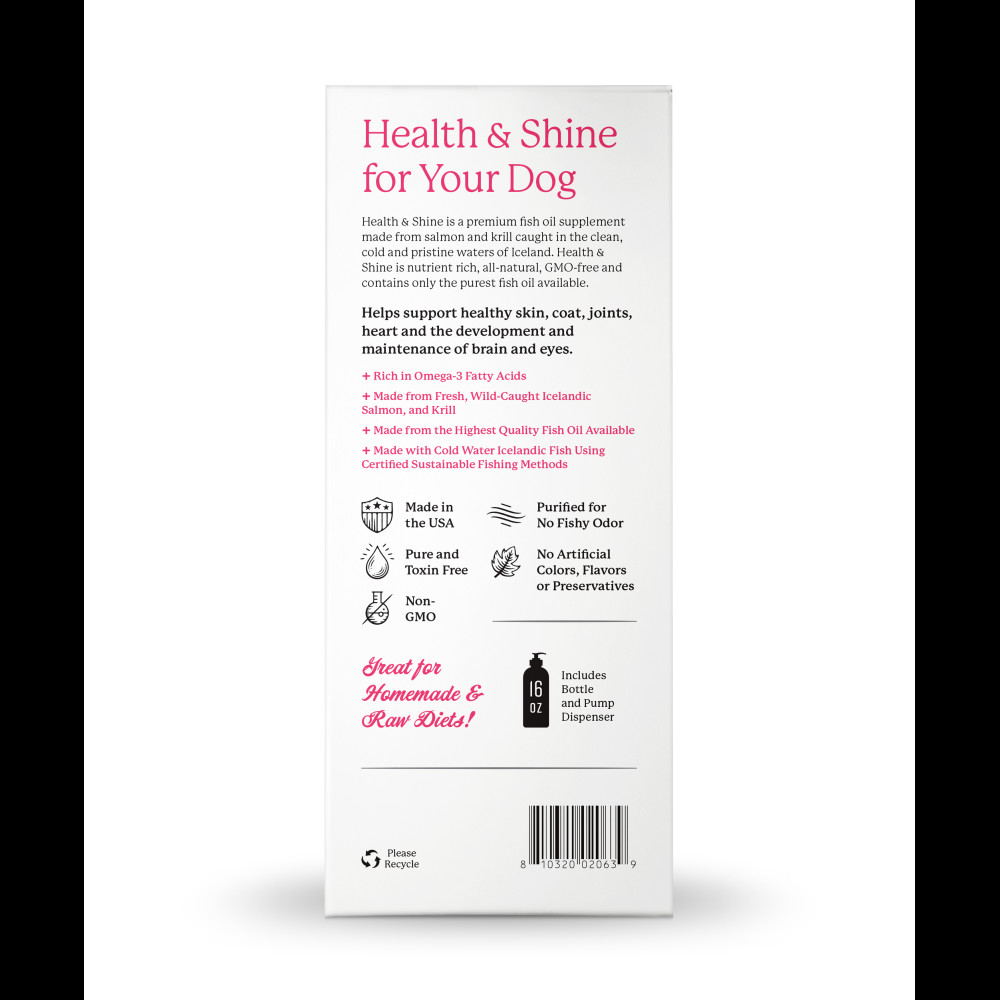 Health and Shine Salmon & Krill for Dogs Dr. Harvey's