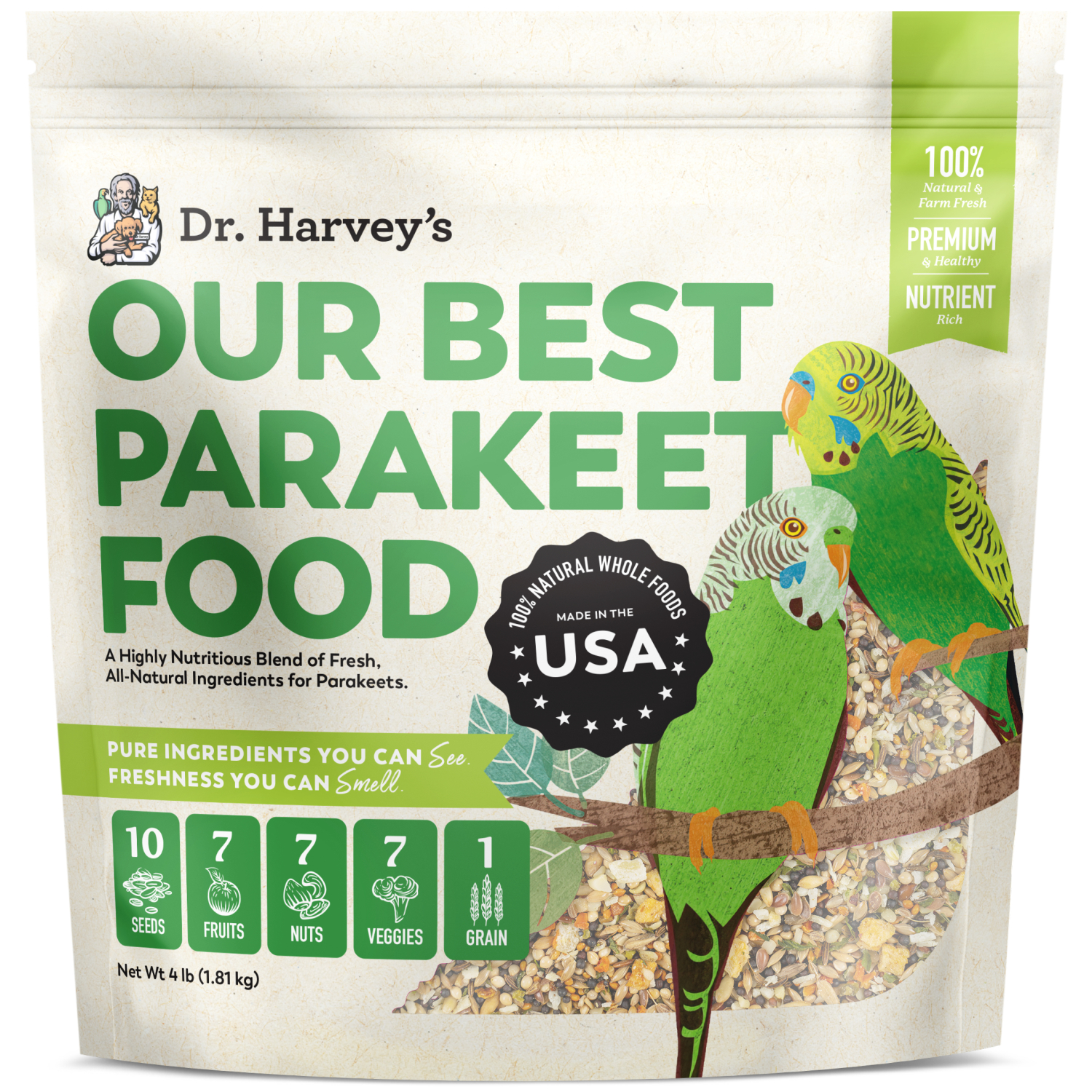 Our Best Parakeet Blend For Birds Dr Harvey S