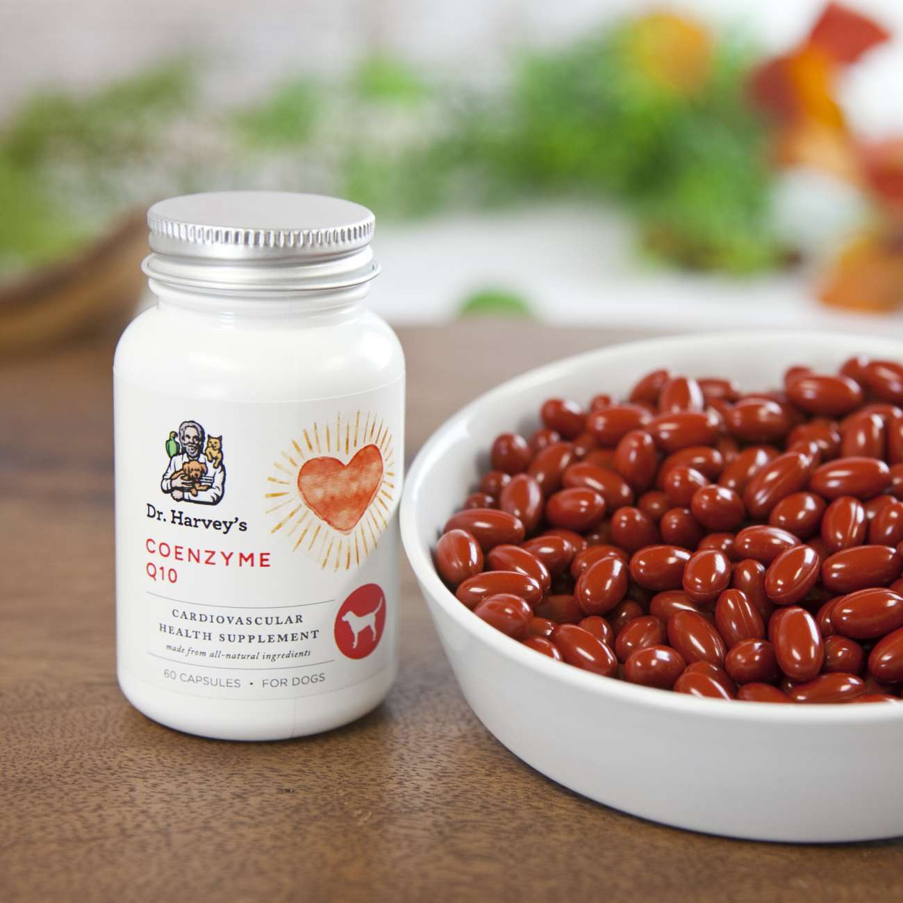 A jar of beans next to a bowl of milk