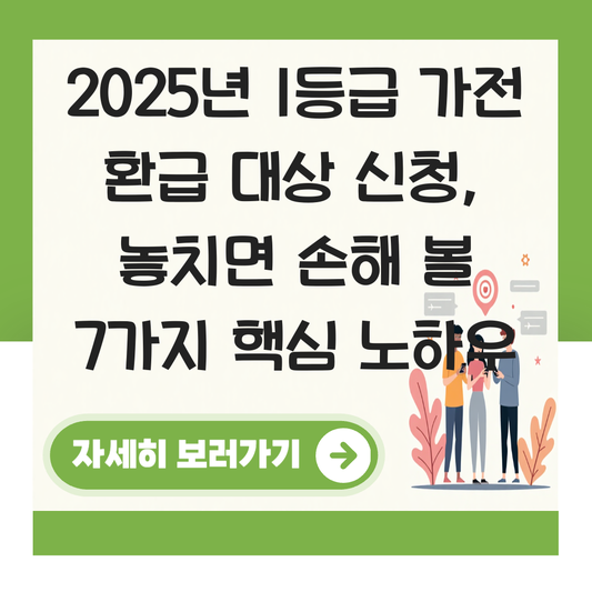 1등급 가전 환급 대상 신청 대표 이미지