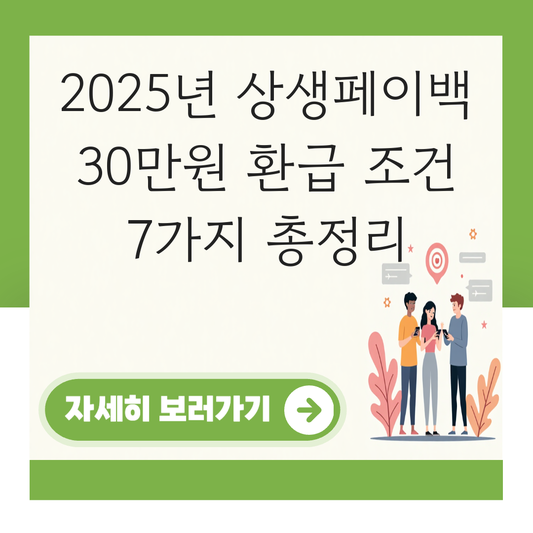 상생페이백 30만원 환급 조건 대표 이미지