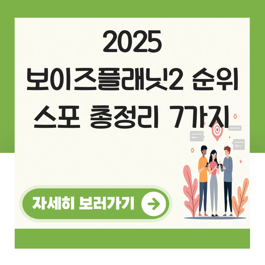 보이즈플래닛2 순위 스포 대표 이미지