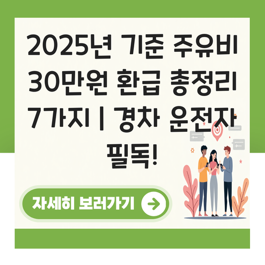 주유비 30만원 환급 대표 이미지