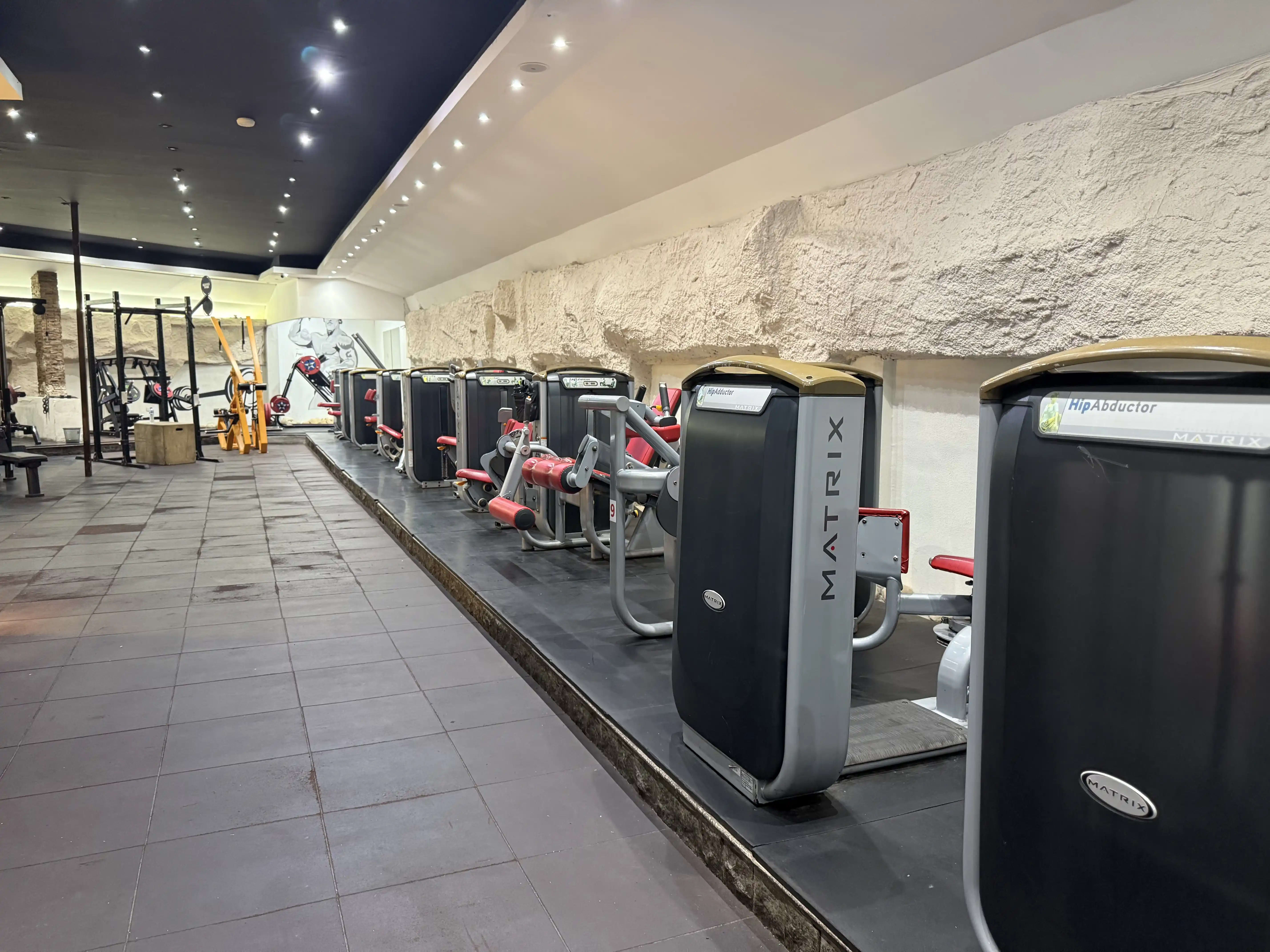 MMA and martial arts training area