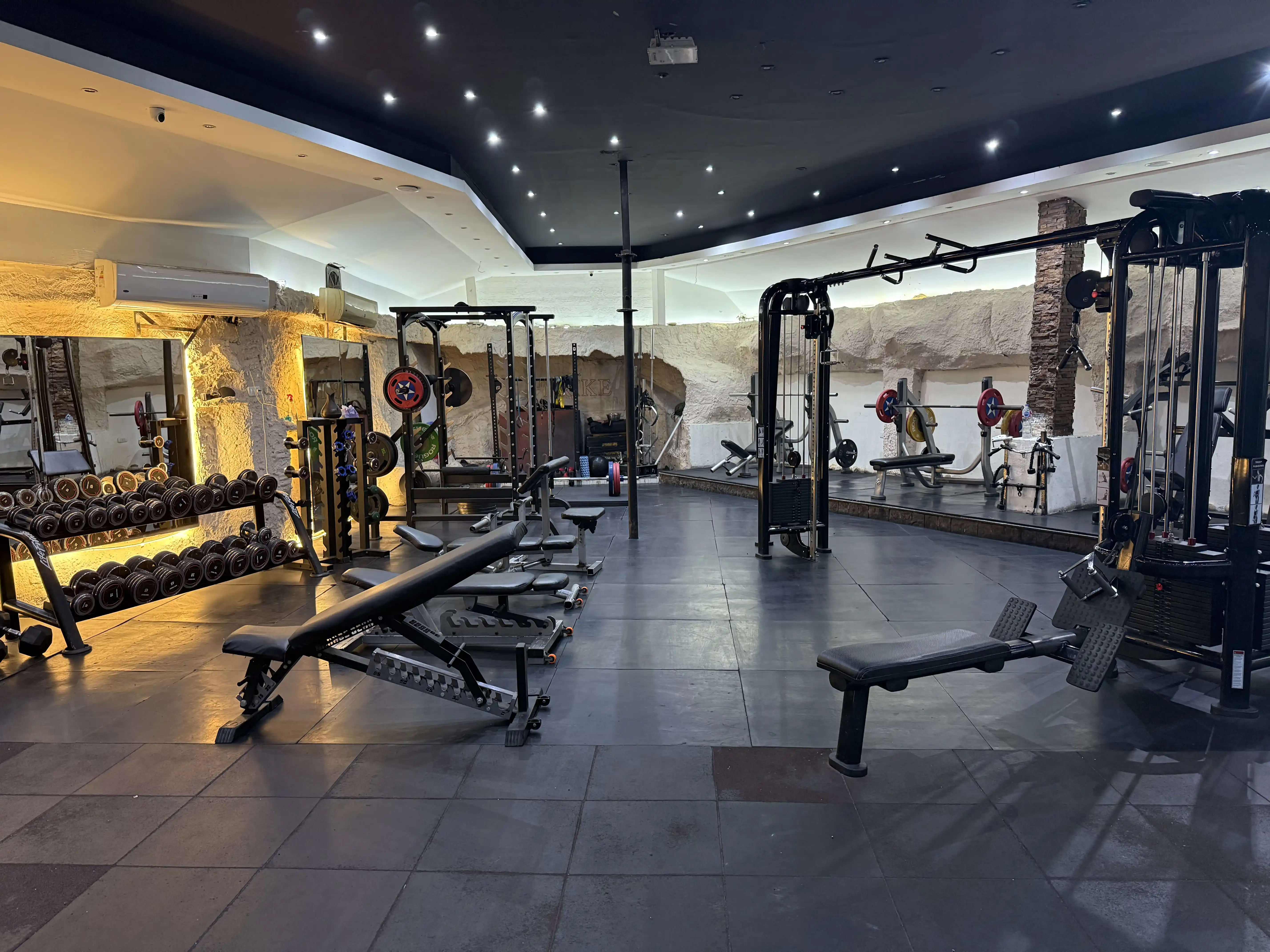 Strike Gym training area with equipment
