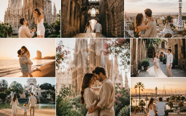 Photographer in Barcelona for Elegant and Natural Vacation Portraits
