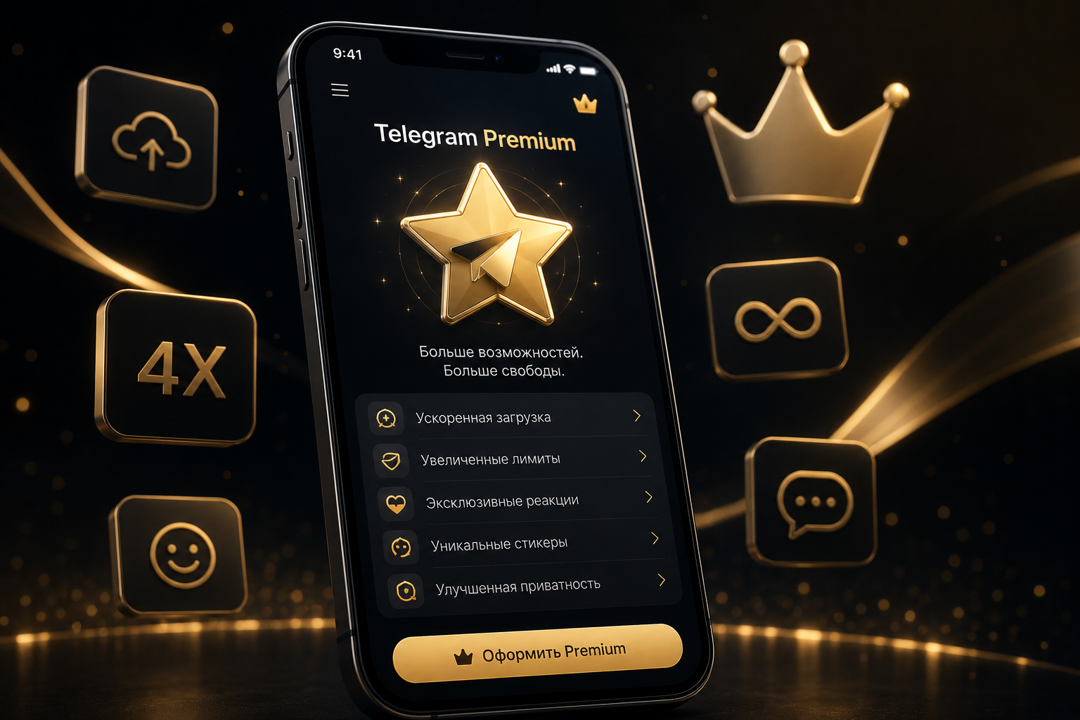 Звезды в Telegram для ботов, каналов и цифрового контента