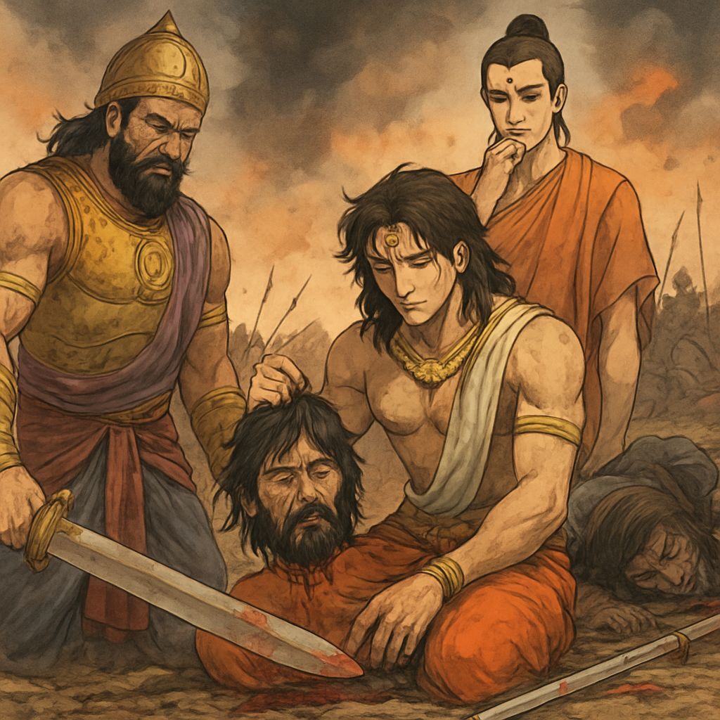 Drona's Fall