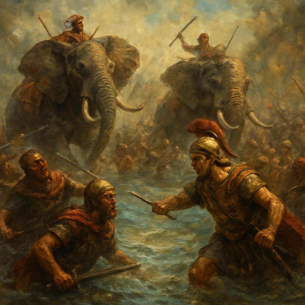 The Elephant Battle