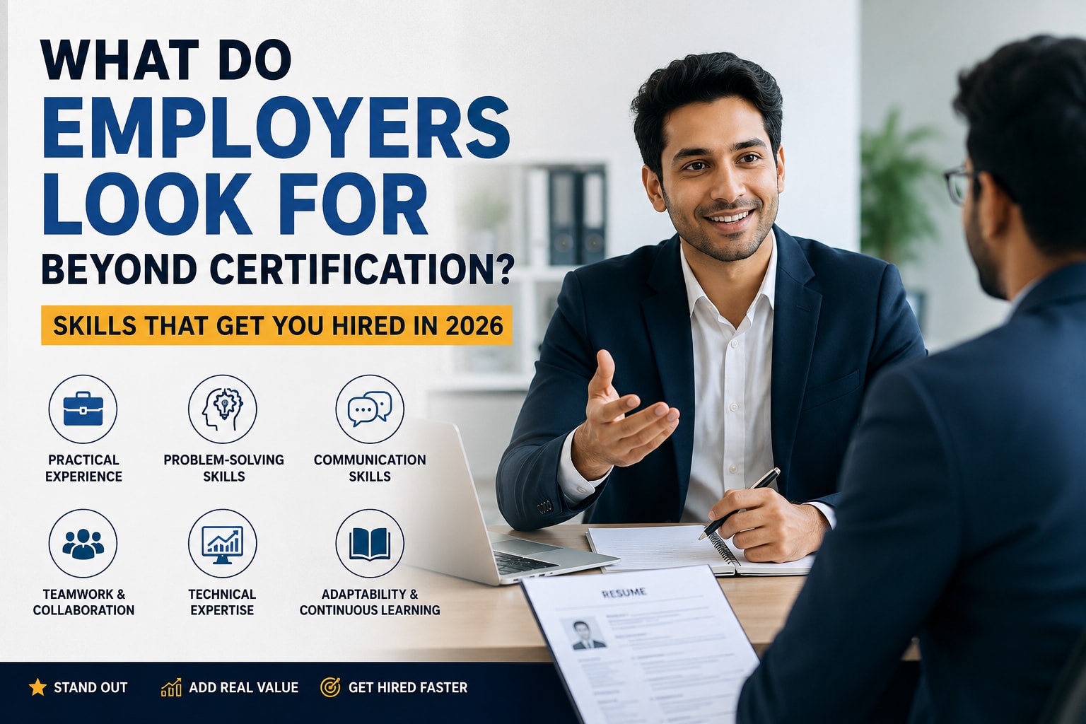 What Do Employers Look for Beyond Certification? Skills That Get You Hired in 2026