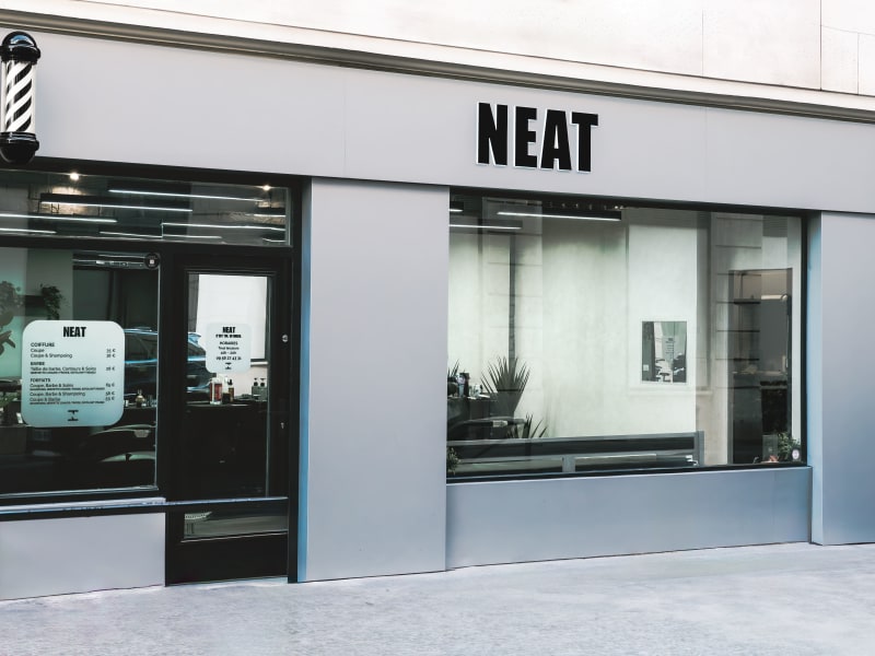 Salon Neat Barber - Devanture du salon