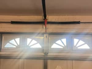 Damaged panels with springs