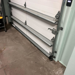 Commercial door interior view