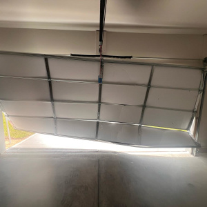 Off-track door interior