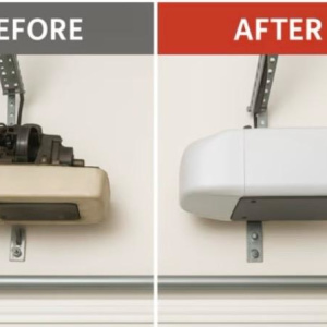 Opener repair before and after comparison