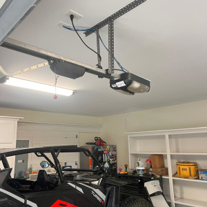 Opener in recreational garage