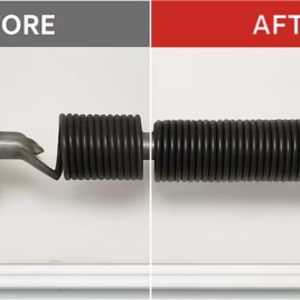 Spring repair before and after comparison
