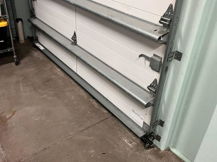 Commercial door interior view