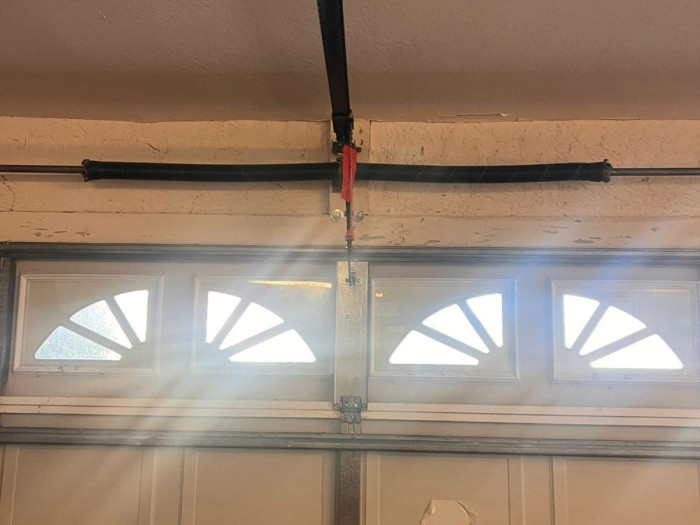 Damaged panels with springs