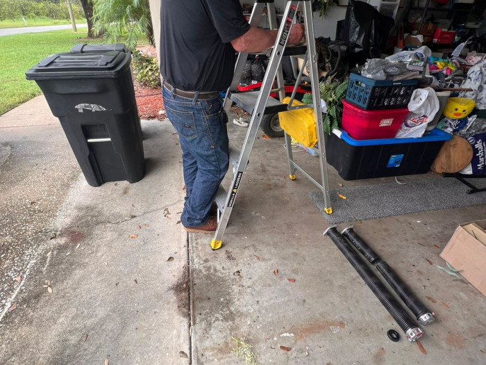 Technician with springs