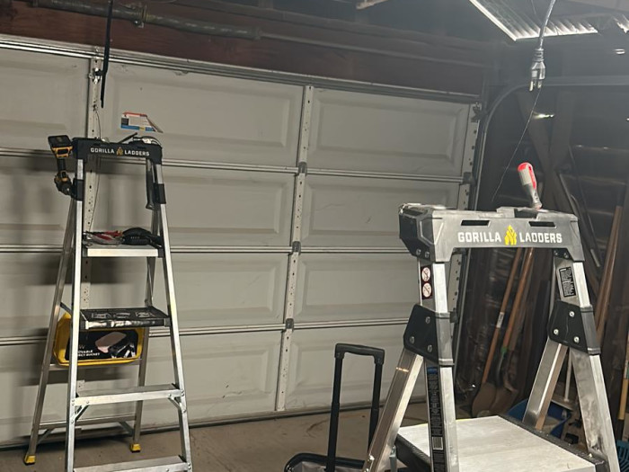Professional garage door opener setup